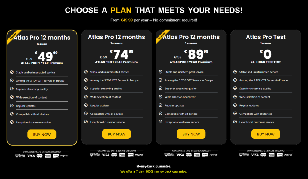 Atlas Pro IPTV Review